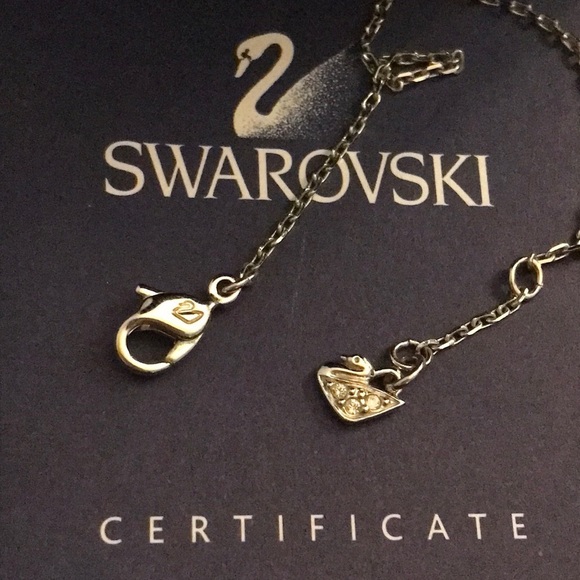 Swarovski Pink Butterfly Necklace - Picture 4 of 7